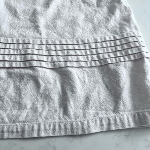 Belle Chiara girls ecru cotton sleeveless dress with lace collar size 6 - Picture 3 of 10